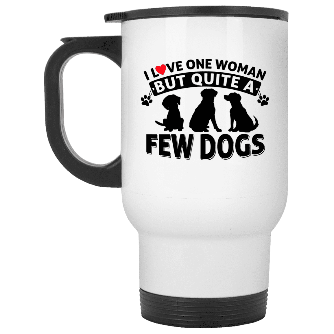 Love One Woman Few Dogs - Mugs.