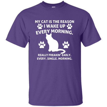 My Cat Is The Reason - T Shirt.