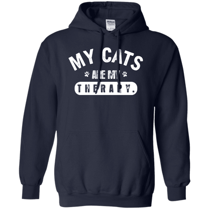 My Cats Are My Therapy - Hoodie.