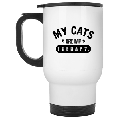My Cats Are My Therapy - Mugs.