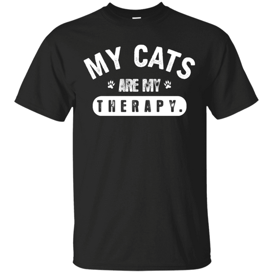 My Cats Are My Therapy - T Shirt.