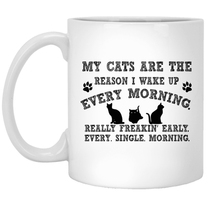 My Cats Are The Reason - Mugs.