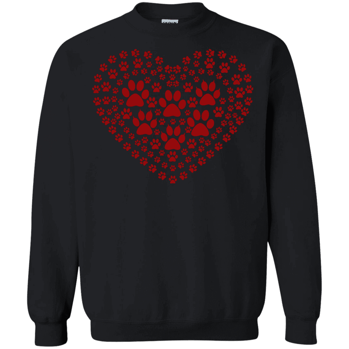 Pawprint Heart - Sweatshirt.