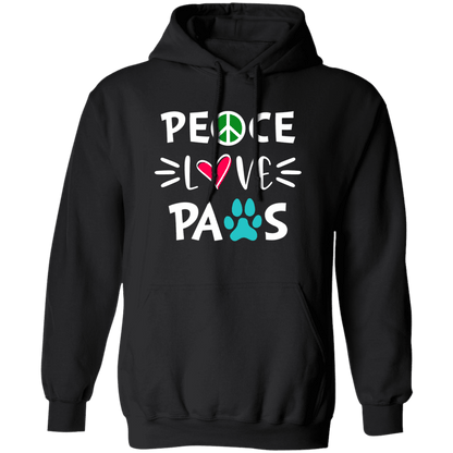 Peace Love Paws - Hoodie.