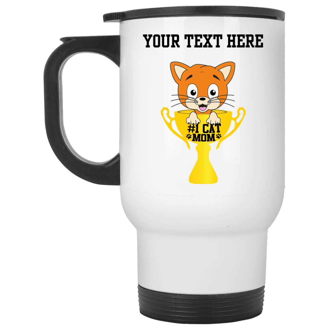Personalized #1 Cat Mom - Mugs.