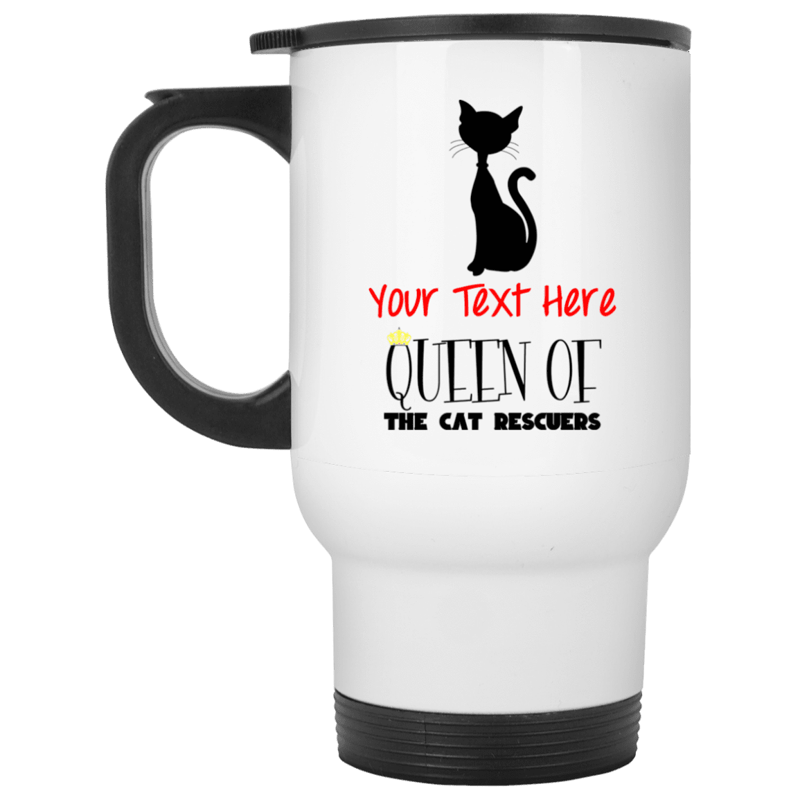 Personalized Queen Of The Cat Rescuers - Mugs.