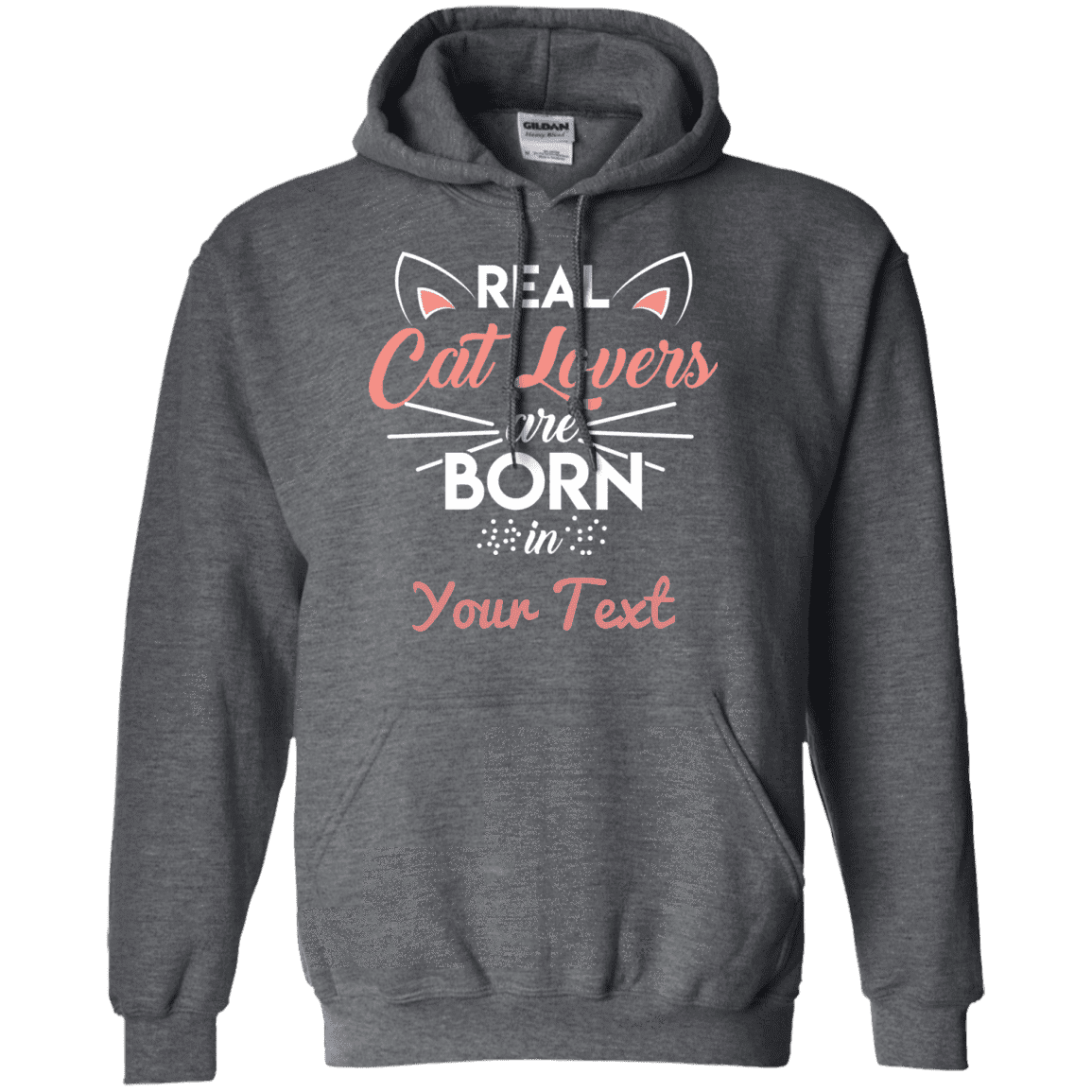 Personalized Real Cat Lovers - Hoodie.