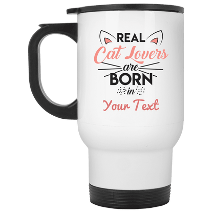 Personalized Real Cat Lovers - Mugs.