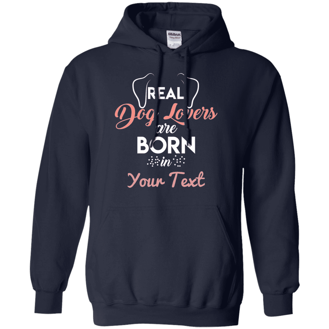 Personalized Real Dog Lovers - Hoodie.