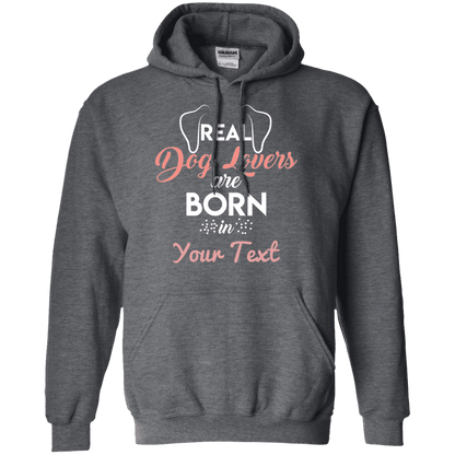 Personalized Real Dog Lovers - Hoodie.