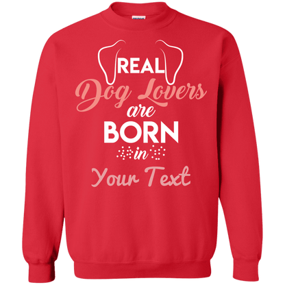 Personalized Real Dog Lovers - Sweatshirt.