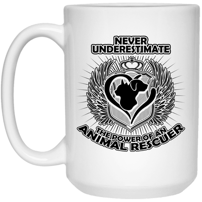 Power Of An Animal Rescuer - Mugs.