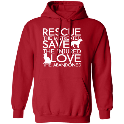 Rescue Save Love -  Hoodie.