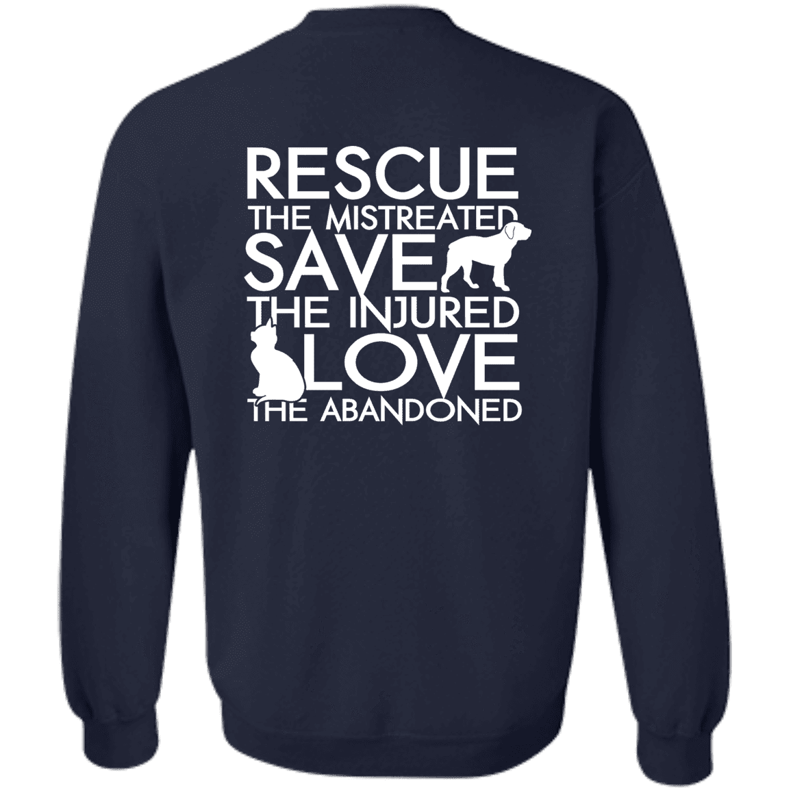 Rescue Save Love - Sweatshirt.