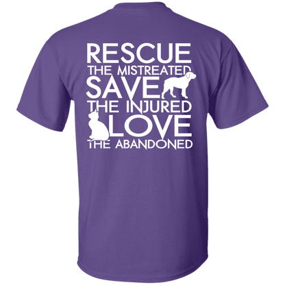 Rescue Save Love - T Shirt.