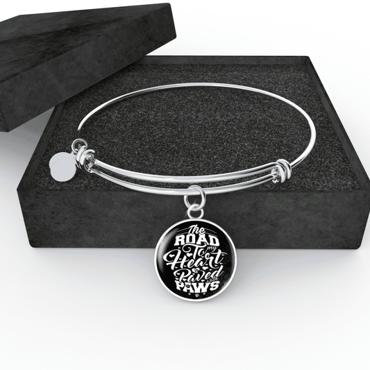 Road To My Heart  Paved With Paws - Bangle.