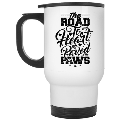 Road To My Heart Paved With Paws - Mugs.