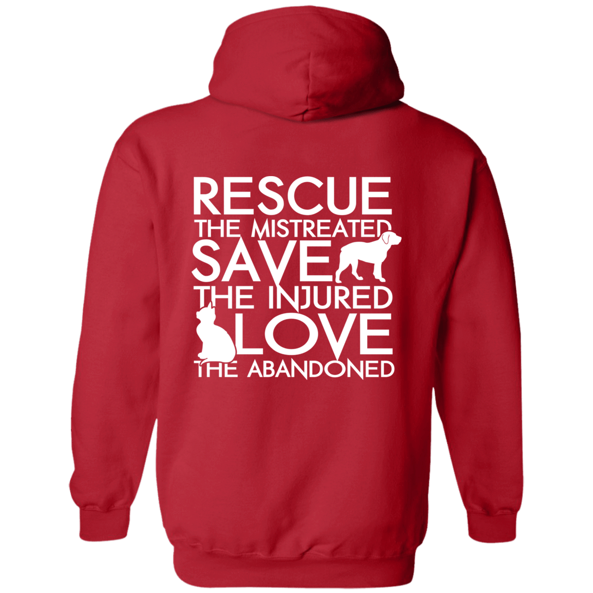 Rescue Save Love - Hoodie.