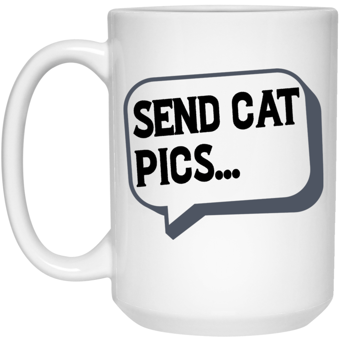 Send Cat Pics - Mugs.