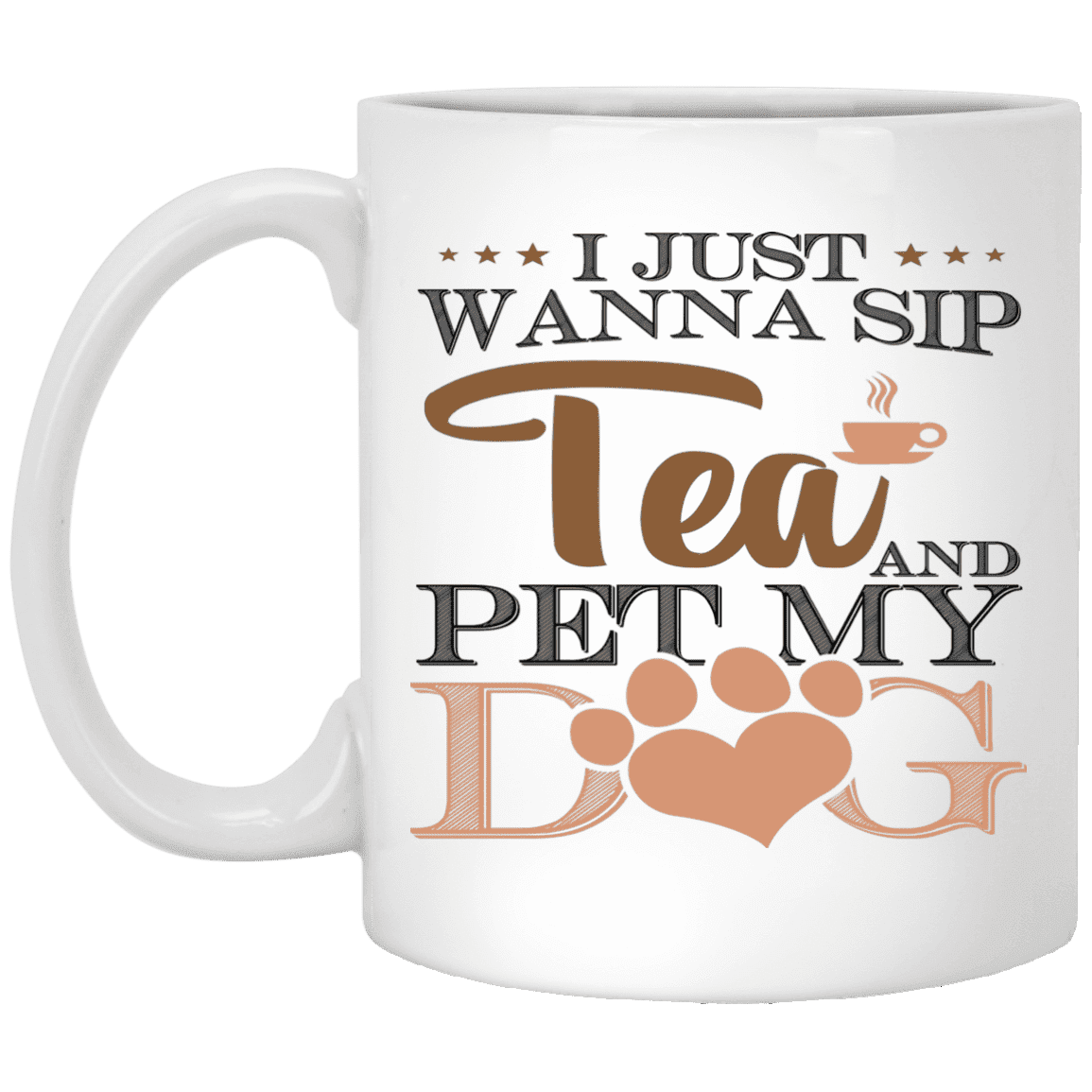 Sip Tea Pet Dog - Mugs.