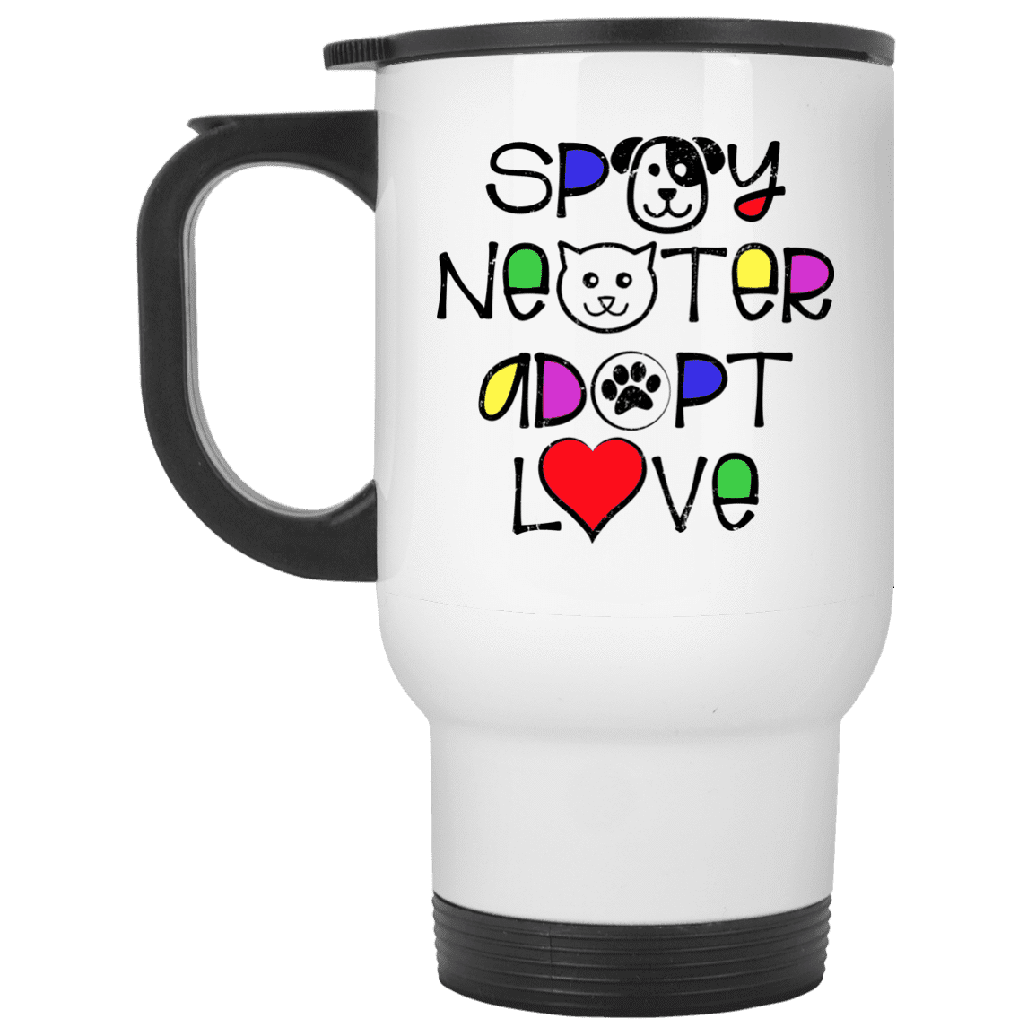 Spay Neuter Adopt Love - Mugs.