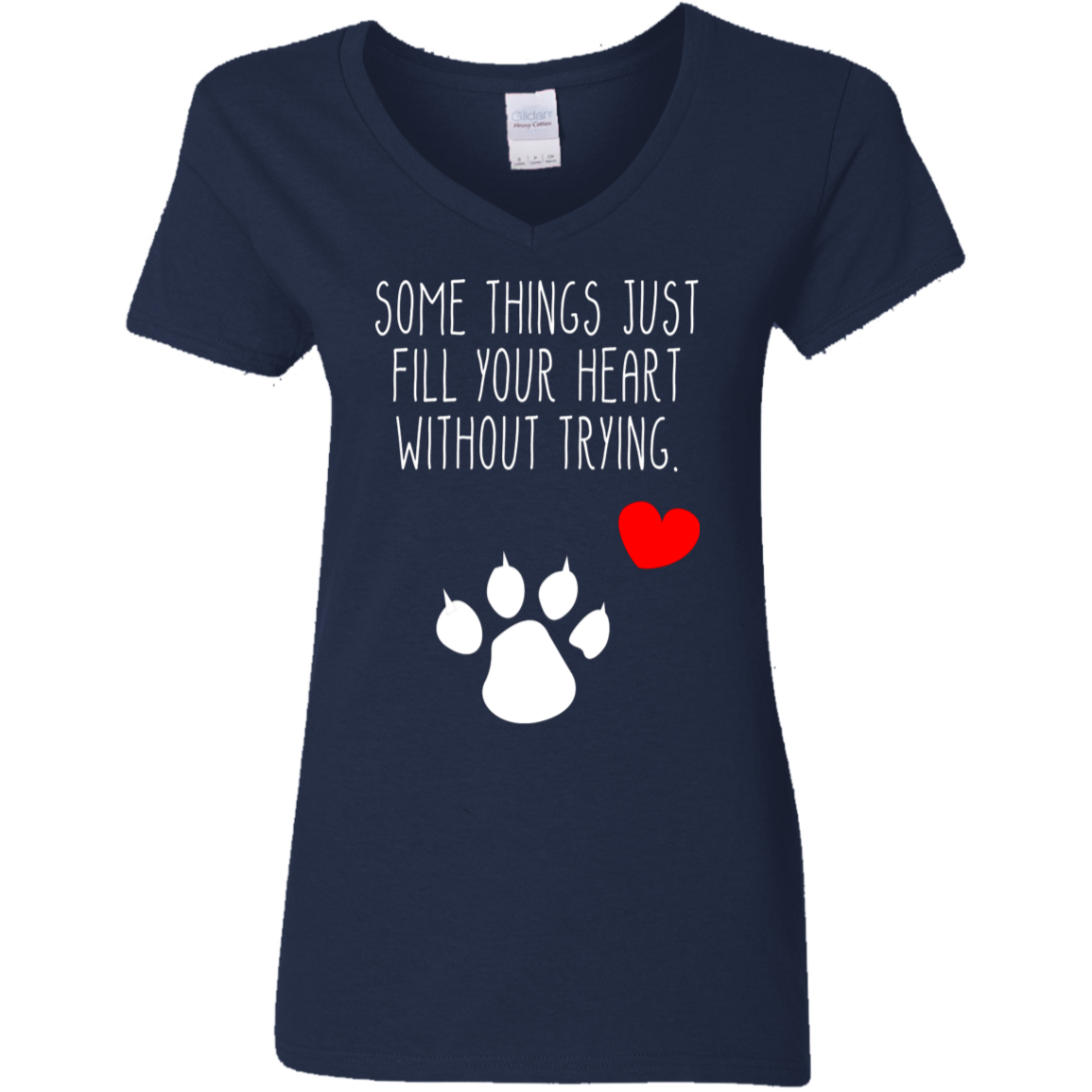 Some Things Cat  - Ladies V Neck.
