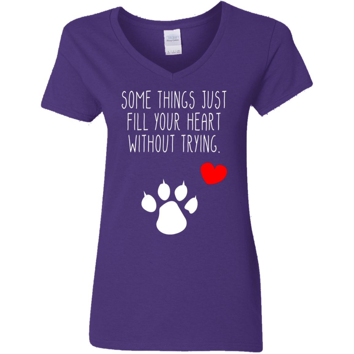 Some Things Cat  - Ladies V Neck.