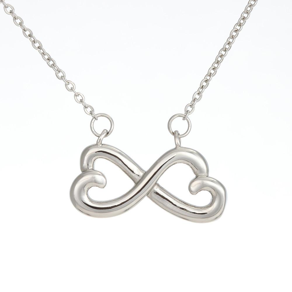 Thank You For Knowing Me - Infinity Hearts Necklace.