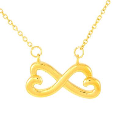 Thank You For Knowing Me - Infinity Hearts Necklace.