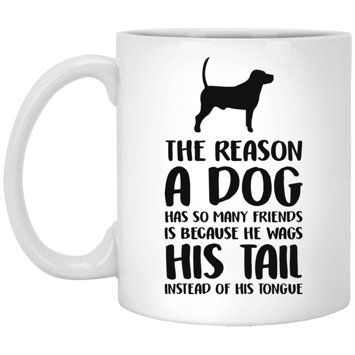 The Reason A Dog Has So Many Friends - Mugs.