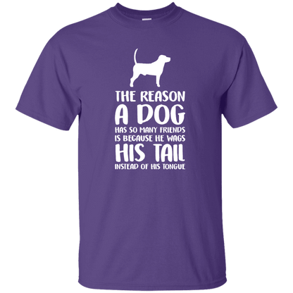 The Reason A Dog Has So Many Friends - T Shirt.