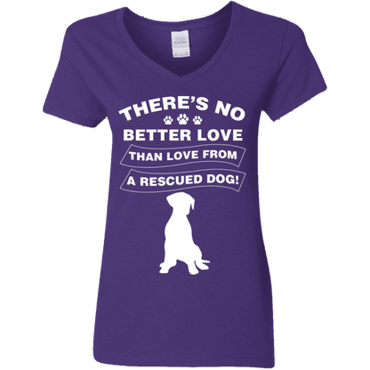 There's No Better Love - Ladies V Neck.