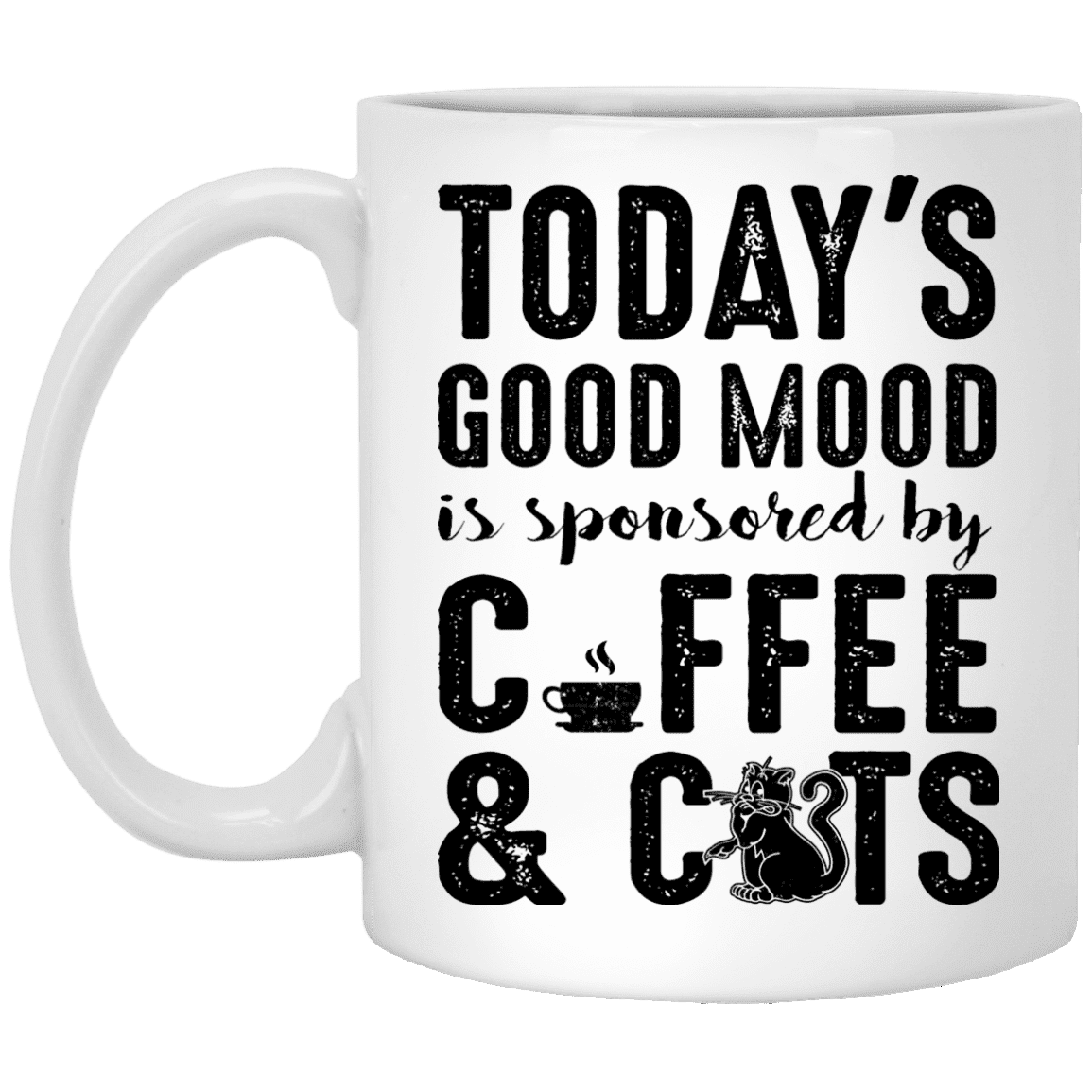 Today's Good Mood Coffee & Cats - Mugs.