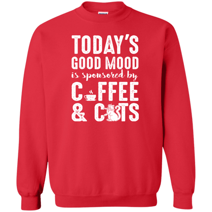 Today's Good Mood Coffee & Cats - Sweatshirt.