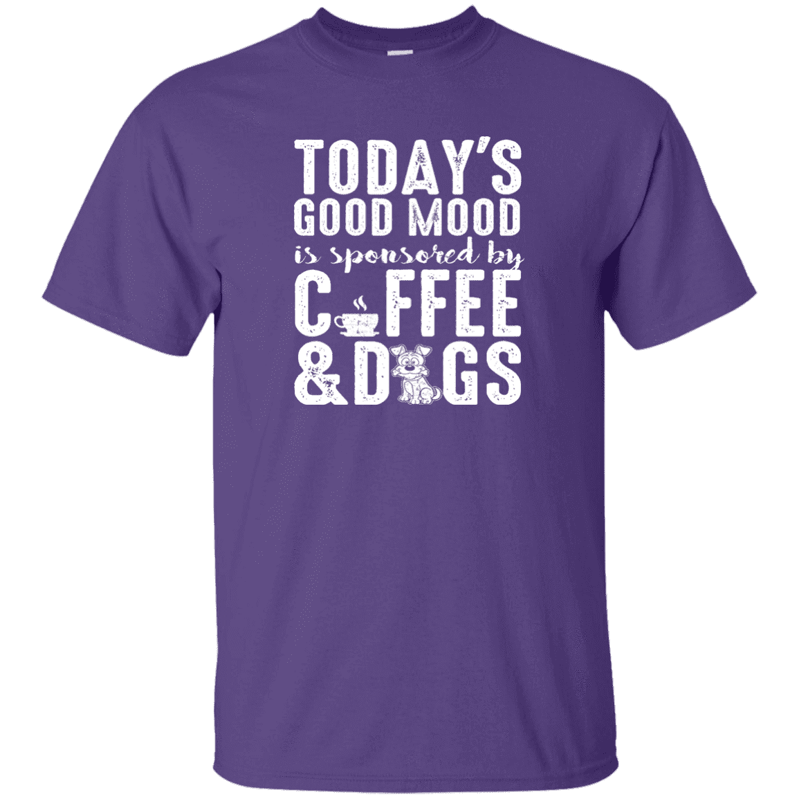 Today's Good Mood Coffee & Dogs - T Shirt.