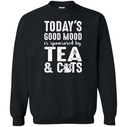 Today's Good Mood Tea & Cats - Sweatshirt.