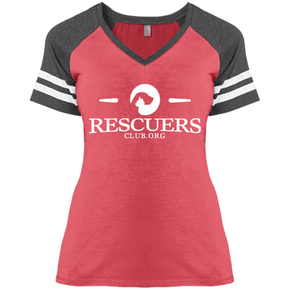 Rescuers Club Official  - Varsity Ladies V-Neck.