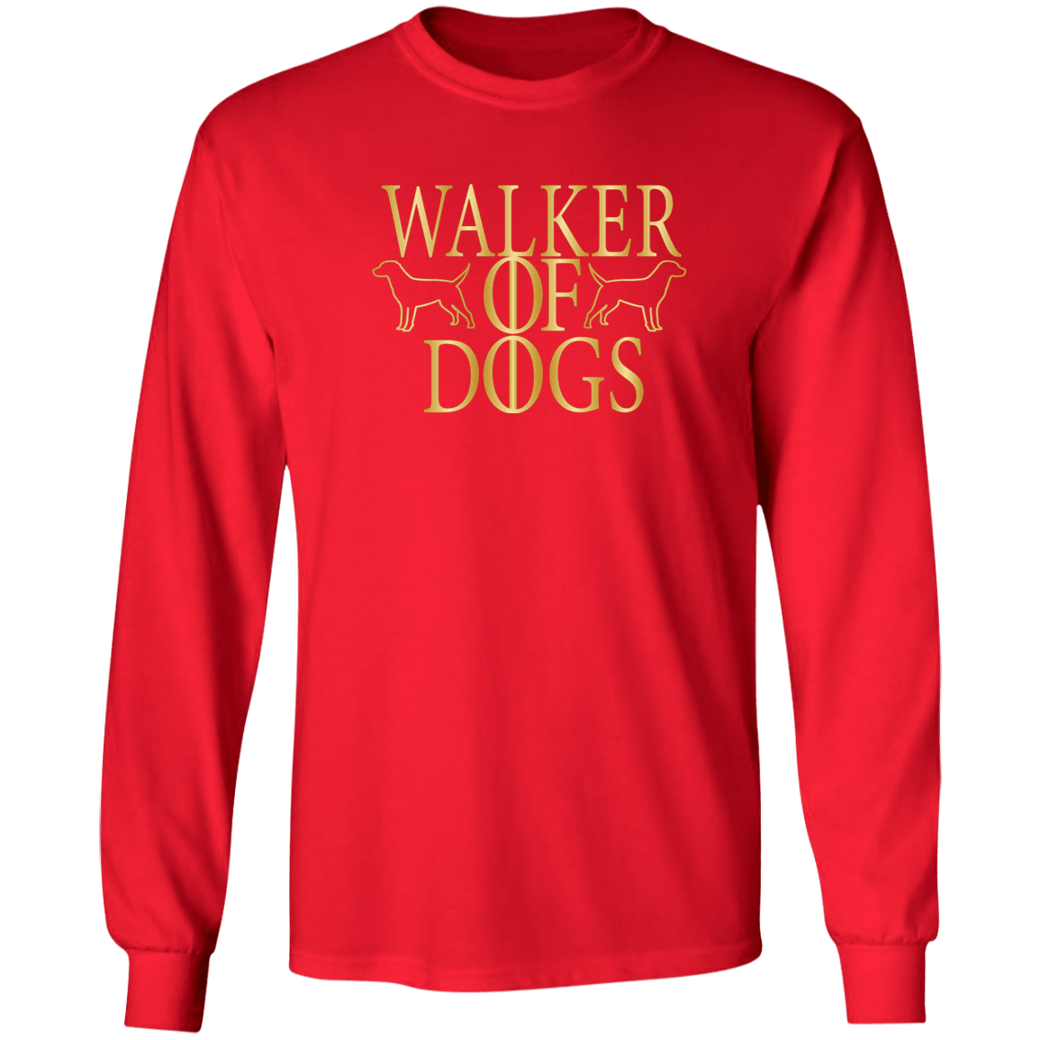Walker Of Dogs - Long Sleeve T Shirt.