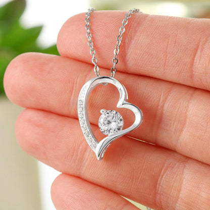 Walking In Your Footsteps -  Forever Love Necklace.