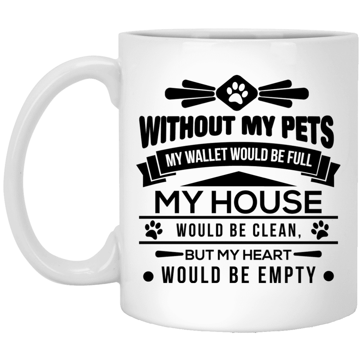 Without My Pets - Mugs.
