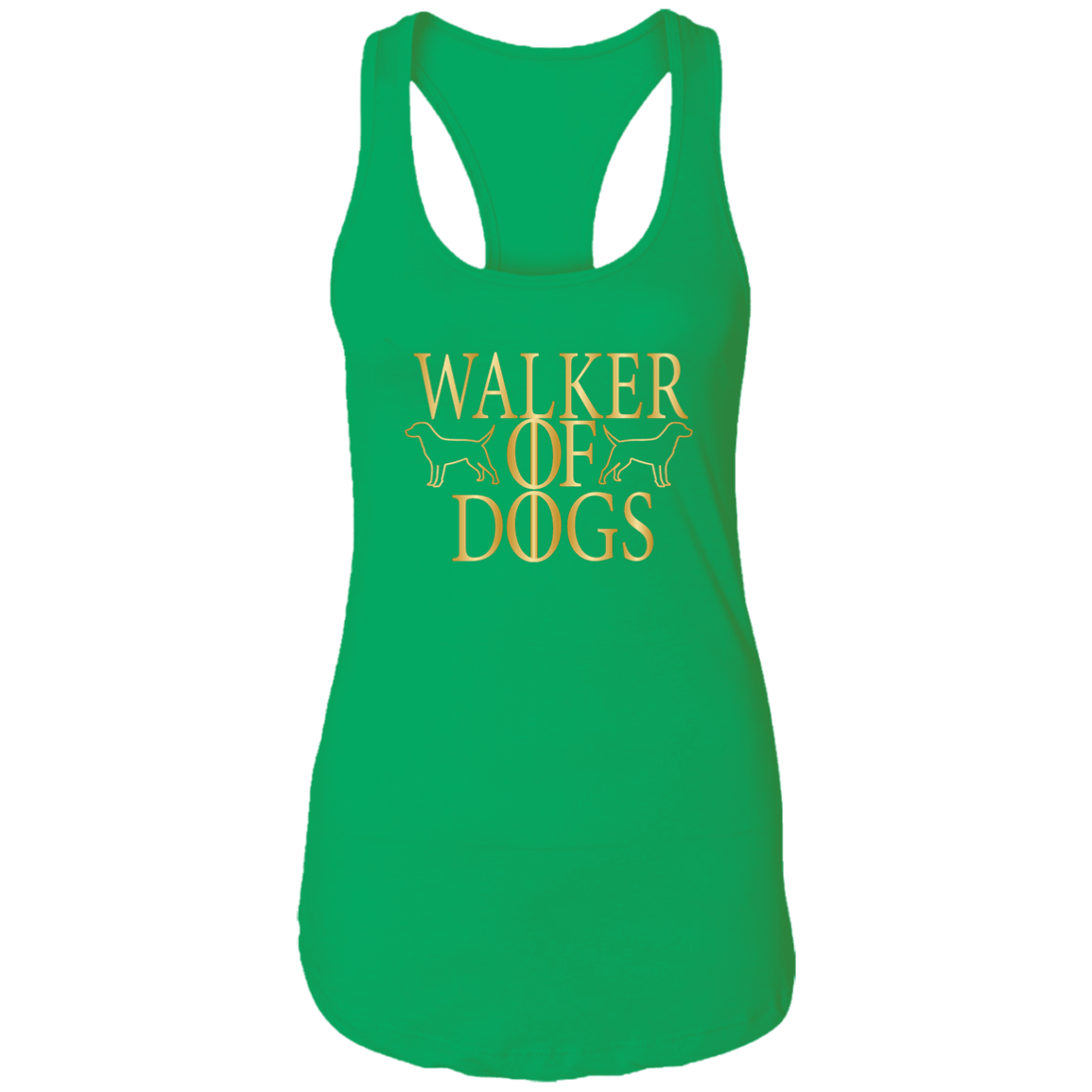 Walker Of Dogs - Ladies Racer Back Tank.
