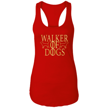 Walker Of Dogs - Ladies Racer Back Tank.
