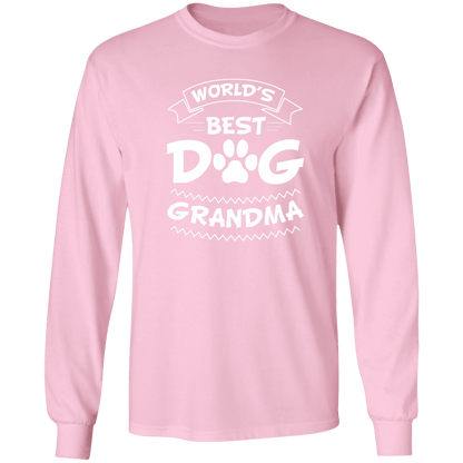 World's Best Dog Grandma - Long Sleeve T Shirt.