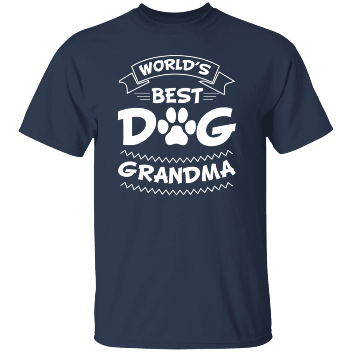 World's Best Dog Grandma - T Shirt.