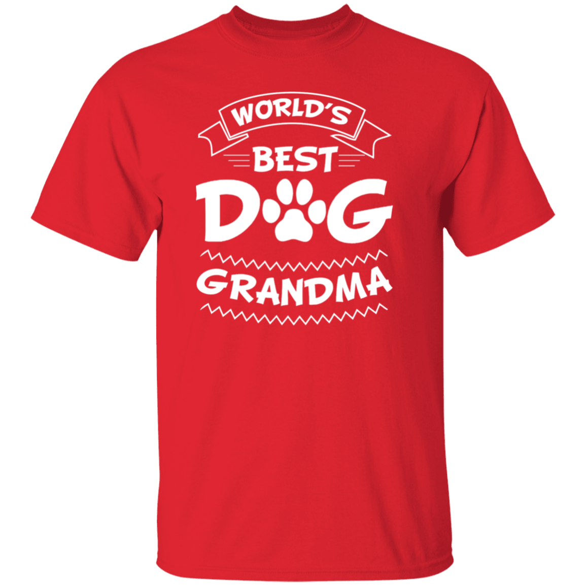 World's Best Dog Grandma - T Shirt.