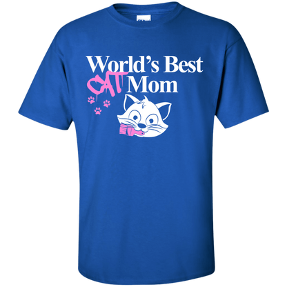 Worlds Best Cat Mom - T Shirt.