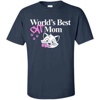 Worlds Best Cat Mom - T Shirt.