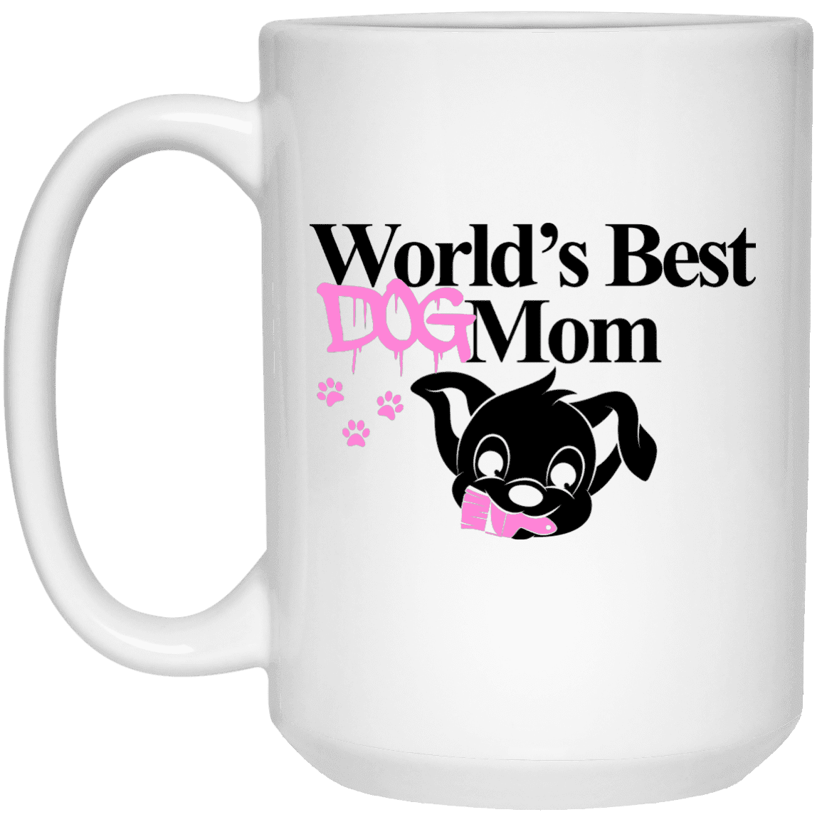 Worlds Best Dog Mom - Mugs.