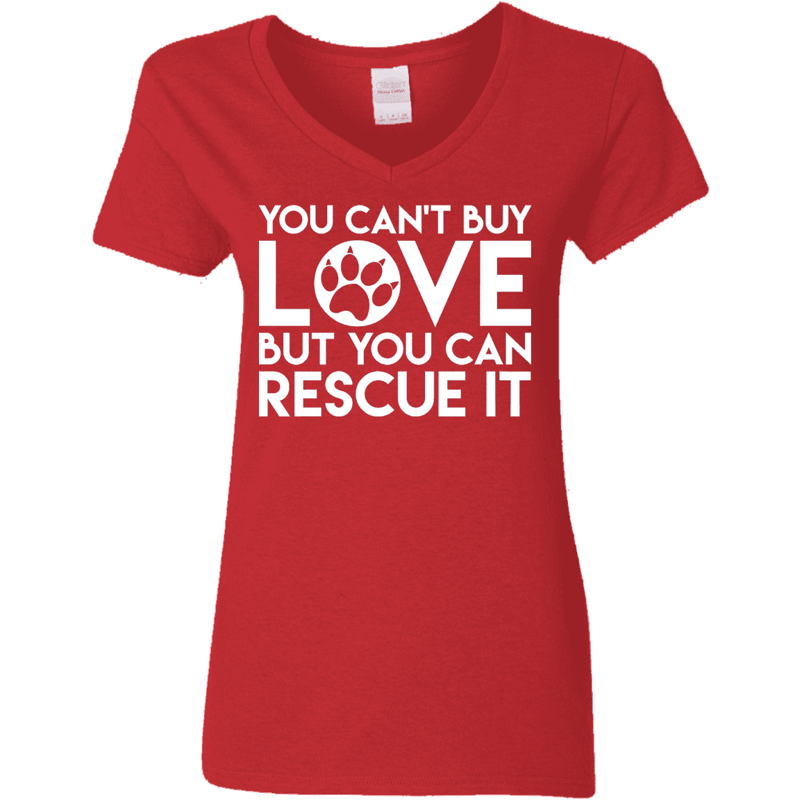 You Can't Buy Love - Ladies V Neck.